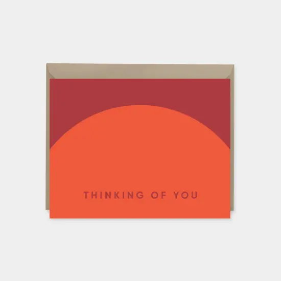 Geo Thinking of You Cards, Geometric {4}