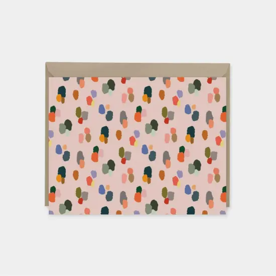 Brushstroke Cards, Colorful Artistic {1}