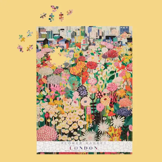 London Flower Market 500 Piece Puzzle {2}