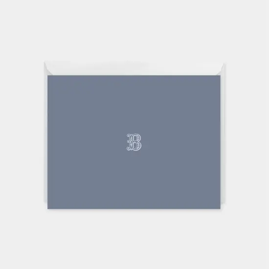 Ornate Monogram Note Cards {3}