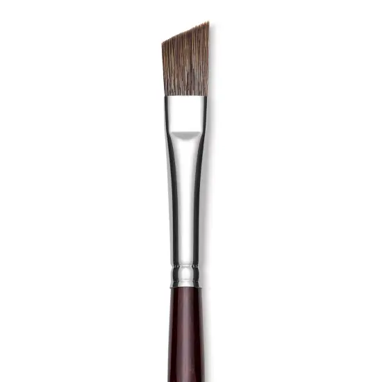 Da Vinci Grigio Synthetic Brush - Slant, Long Handle, Size 12 {1}