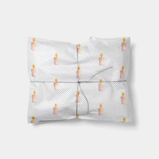 Candle Emoji Gift Wrap {1}