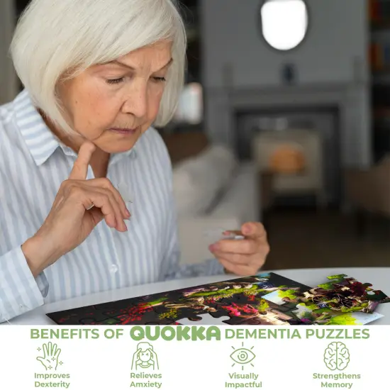 63 Piece Dementia Puzzles for Elderly | Riverside, Cats, and Platform {5}