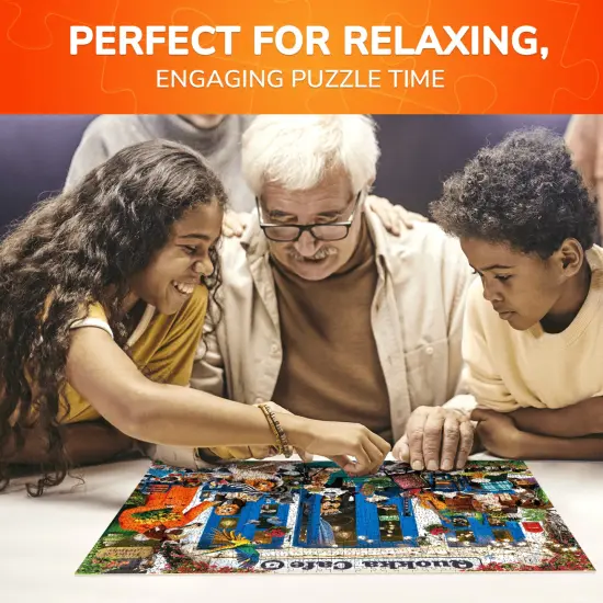 QUOKKA 1000 Piece Puzzles for Adults and Up - Jigsaw Puzzles for Men and Women - Funny Animals in Cafe for Kids Ages 8-12 and Up - Colourful Game Toy for Family {5}