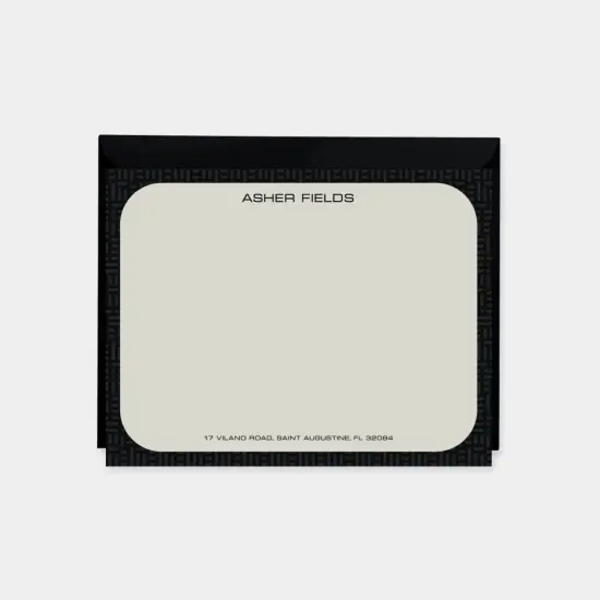 Micro Geo Note Cards V {1}