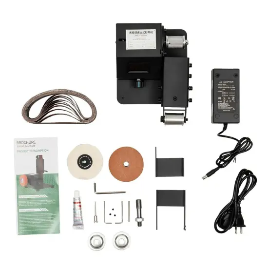 Electric Grinder Belt Sander Polishing Grinding Knife Mini DIY Sharpener Machine {2}