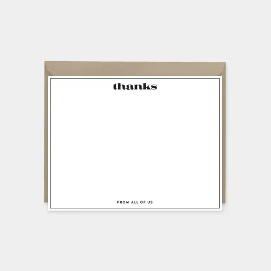 Elegant Minimal Note Cards II {1}