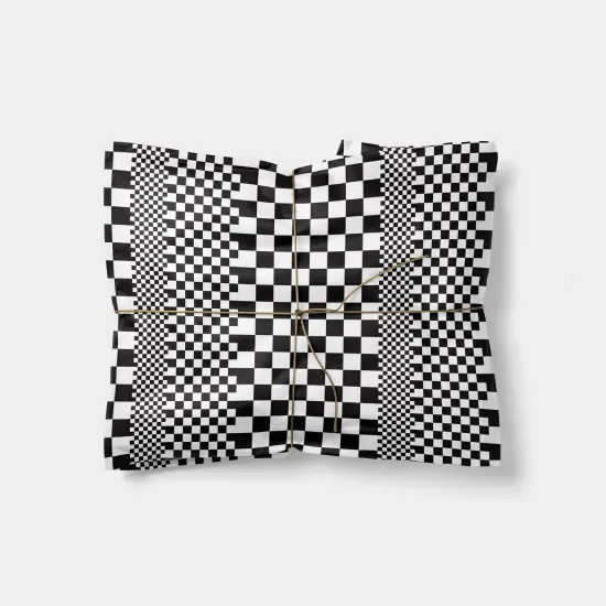 Micro Checkerboard Gift Wrap {1}