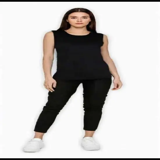 BELLA + CANVAS&reg; Women's Sleeveless Flowy Scoop Muscle Tank - 8803 Black {1}