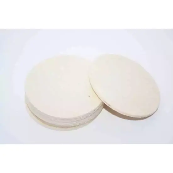 Kitcheniva 10 Pcs Thick Circles Wood Round Disc Wood Pendant Decor Craft 4" x 1/8" {4}