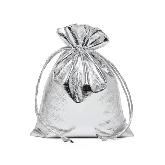 Metallic Lame Bag 3" x 4" Compact and Stylish {2}