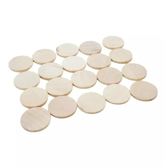 Kitcheniva Round Wooden Disc Circles Paint Stain Stamp Crafts DIY {3}