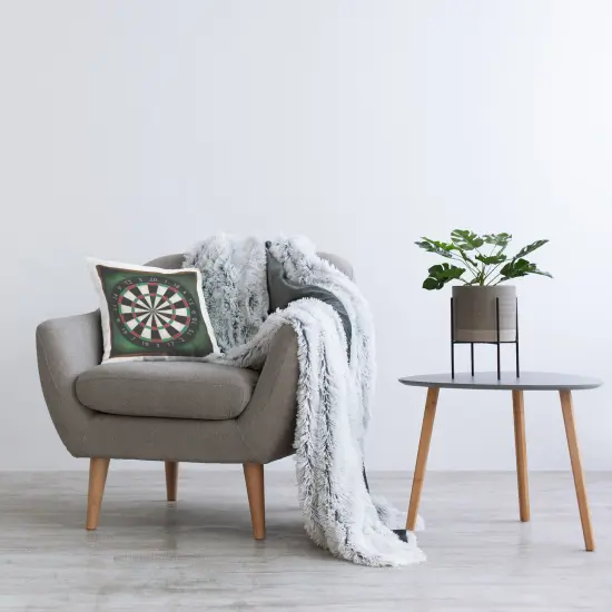 Darts Game Target Design by Molly B. Throw Pillow  {2}