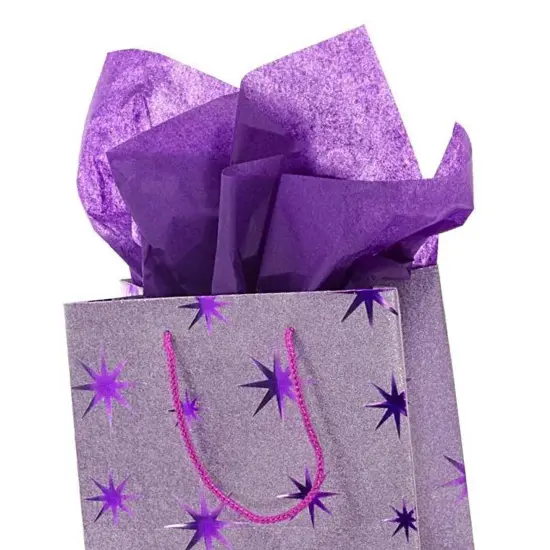 Trendy Metallic Star Tote 7.88" x 4.5" x 9.75" {2}