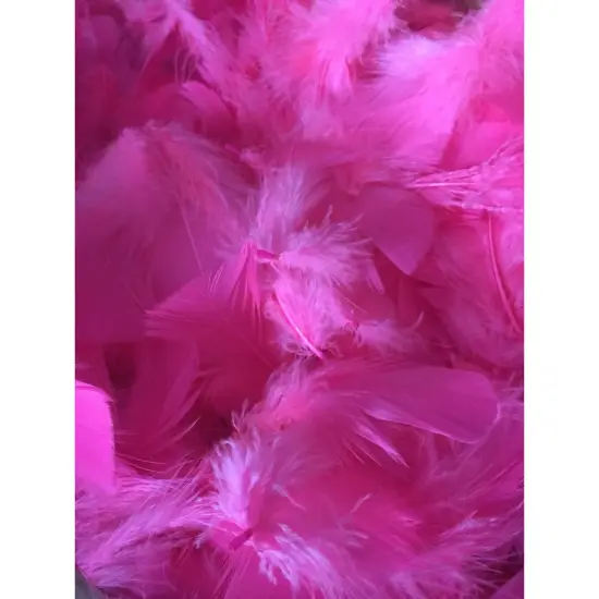 Kitcheniva 1 Ounce Bag Fluffy Bright Pink Marabou Feathers Costume Crafts {3}