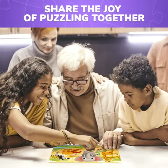 30 Pcs Jigsaw Puzzles for Kids | Africa Animals {6}