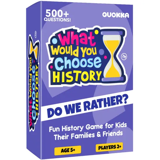 Trivia Game What Would You Choose History for Kids & Family {1}