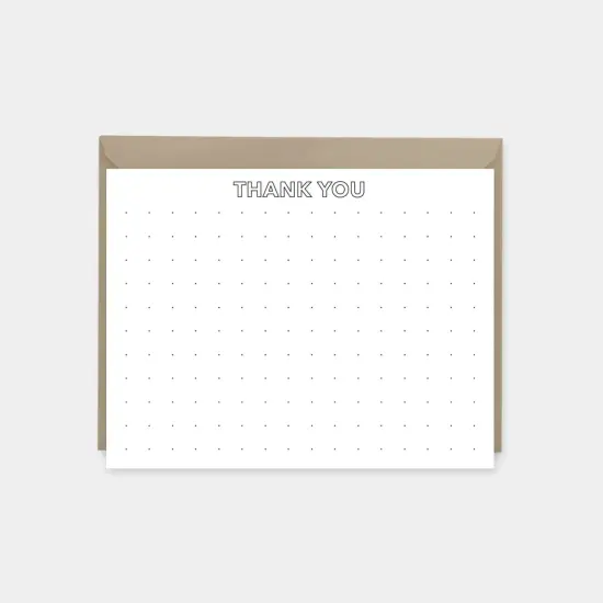 Microdot Square Point Grid Note Cards {3}