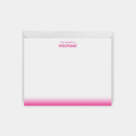 Neon Ombre Edge Note Cards III {1}