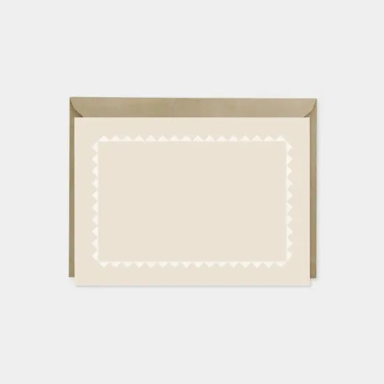 Sawtooth Border Note Cards V {1}
