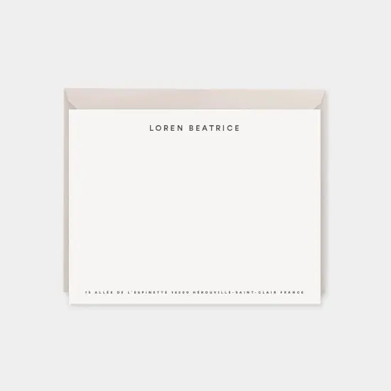 Elegant Monogram Note Cards {3}