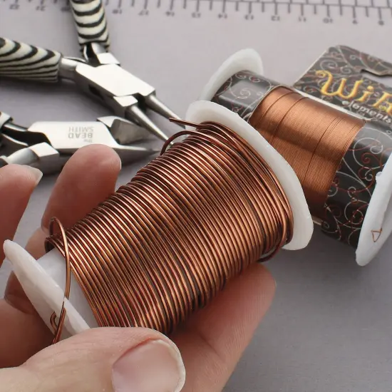 The Beadsmith Wire Elements Gauge Assortments Antique Copper {6}