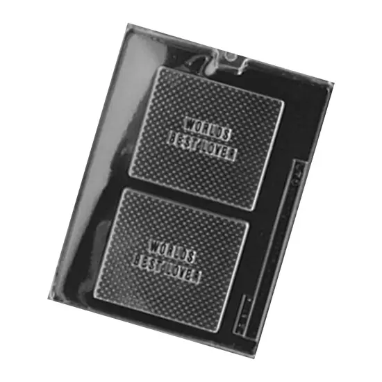 World's Best Lover Card Chocolate Mold for Personalized Gifts {2}