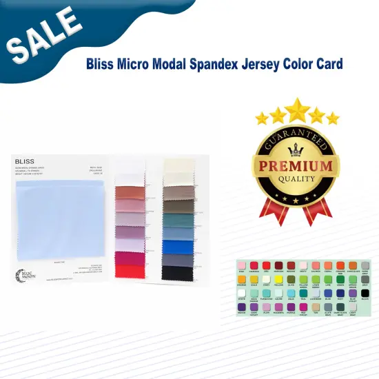 Bliss Micro Modal Spandex Jersey Color Card {1}