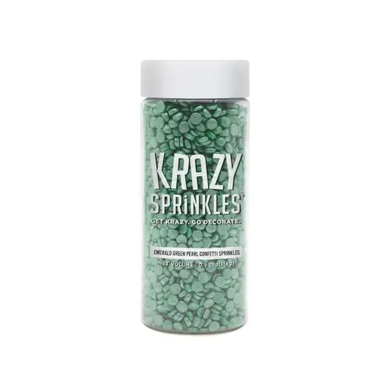 Emerald Green Pearl Confetti Sprinkles {2}