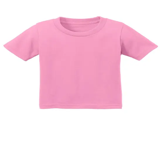 Port & Company&reg; Infant Core Cotton Tee Candy Pink {2}