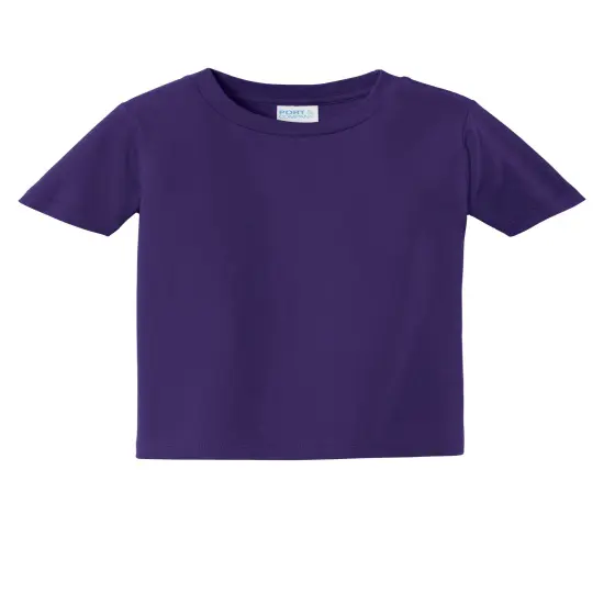 Port & Company&reg; Toddler Short Sleeve Crewneck Fan Favorite Tee Team Purple {2}
