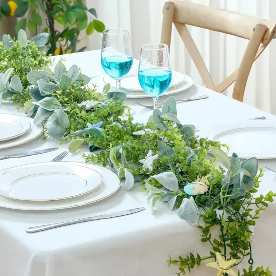 6 Ft Shell Garland Beach Mantel Swag Coastal Beach Decor Starfish Table Greenery Seashell Theme Centerpiece Starfish Mantel Garland for Spring Summer Home Dining Bedroom Doorway {3}