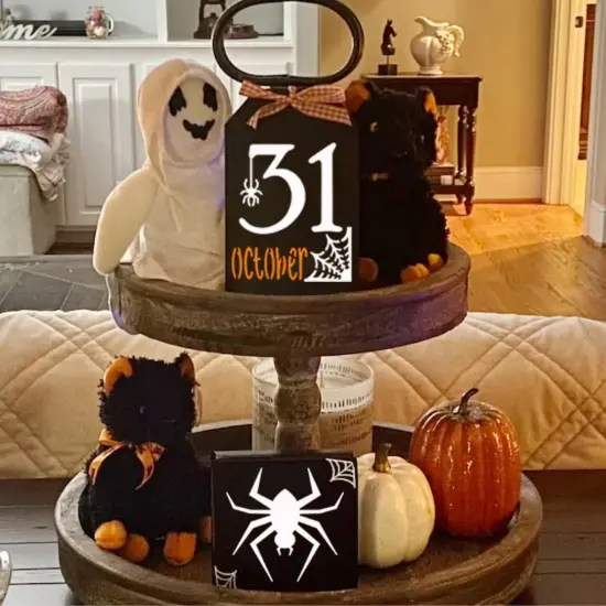 Small Stencils for Painting on Wood Reusable, 3 Inch Reusable Stencil (halloween) {2}