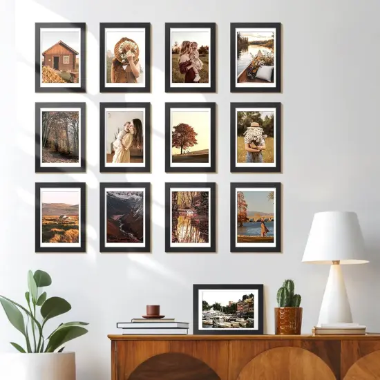 Picture Frames Set of 10 - Black {2}