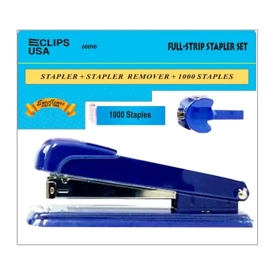 Stapler Set with Remover & 1000 Staples &ndash; 24 Sets {1}