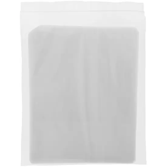 Plymor 8" x 10", 1.5 Mil Flat Open Clear Plastic Poly Bags {5}