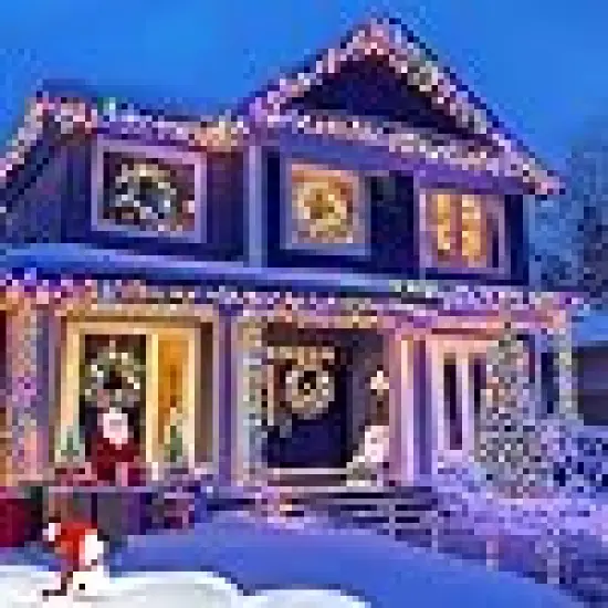 Modes Tree Light for Outside Yard Patio Christmas {5}