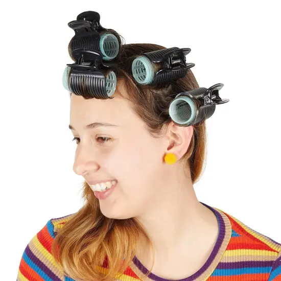 Electric Hot Roller Clip Replacements for Hair Styling (2 Inches, Black, 24 Pack) {5}