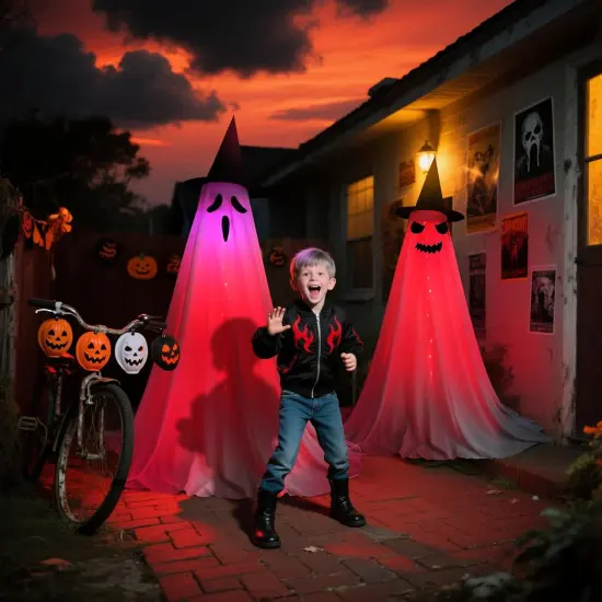 Halloween Ghost Decorations {4}