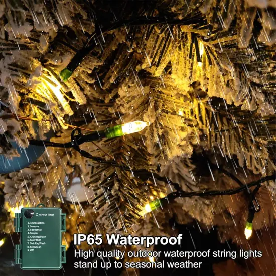 Battery Operated Christmas Lights {3}