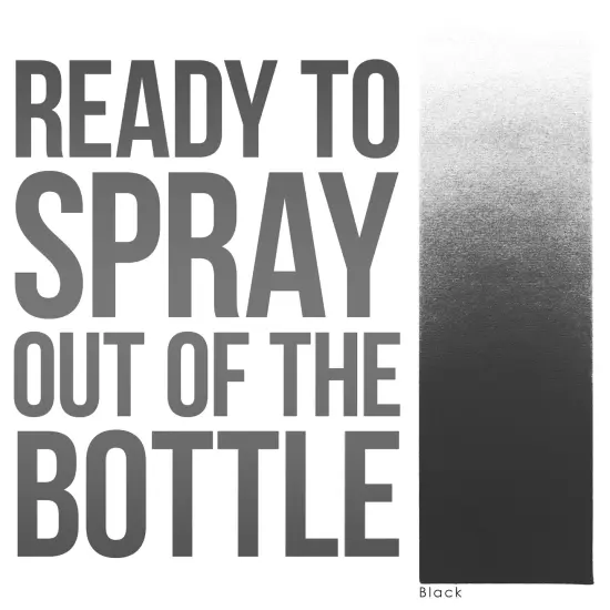 Black Airbrush Temporary Tattoo Body Paint Makeup, 8 oz. {2}