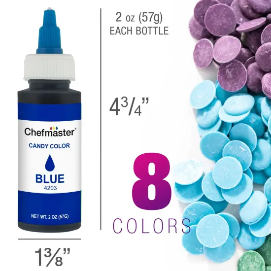 Chefmaster 2-Ounce Liquid Candy Color 8 Color Kit {2}