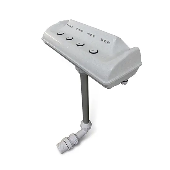 Northlight LED Lighted Cascade Waterfall Swimming Pool Fountain - 17" White {4}