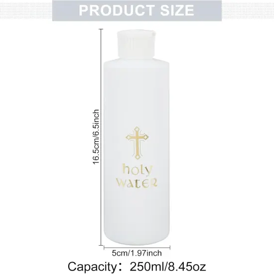 5pcs Holy Water Bottles 250ml/8oz {2}