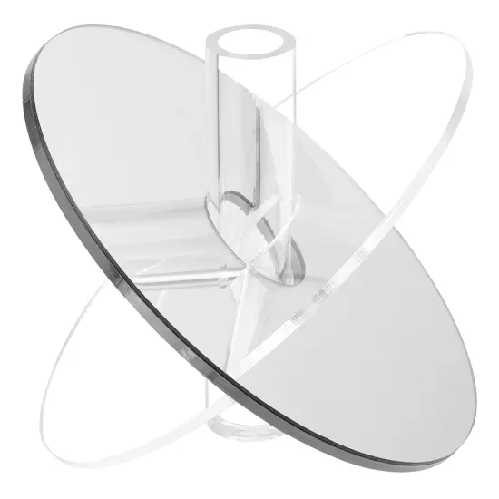 Lucite Butterfly Vase By Kinor Decor Clear - Gold {2}