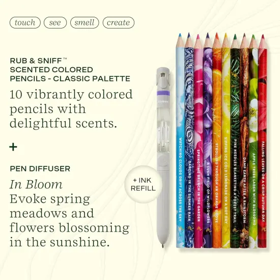 Scented Colored Pencils & Pen Diffuser Bundle {2}