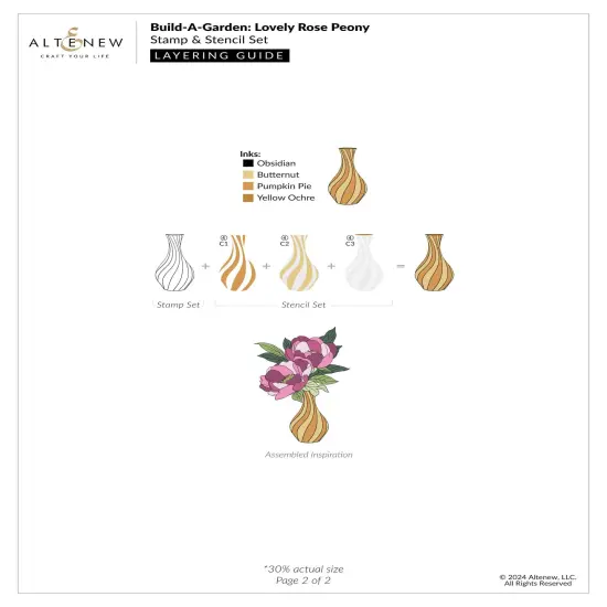 Build-A-Garden: Lovely Rose Peony & Add-on Die Bundle {4}