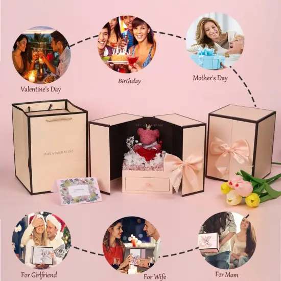 Mothers Day Gifts for Her Preserved Red Rose {4}