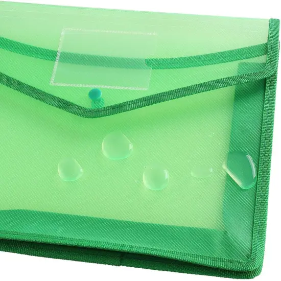 A4 Plastic Wallet Folder Envelope {2}