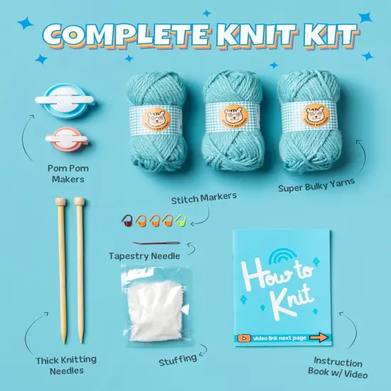 Complete Knitting Kit for Beginners {3}